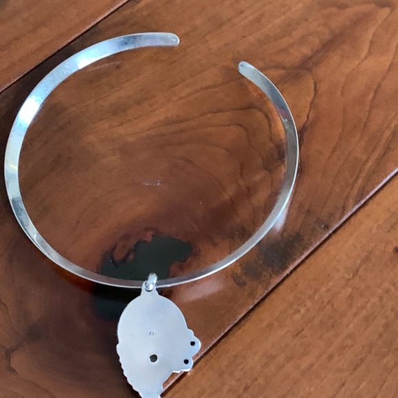 Vintage 925 Silver Asian Goddess Pendant & Necklace - Picture 6 of 6